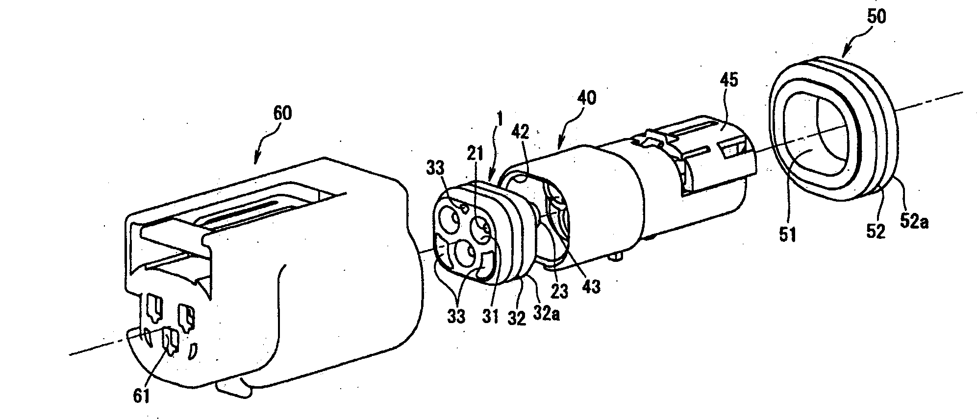 Water-proof rubber casing