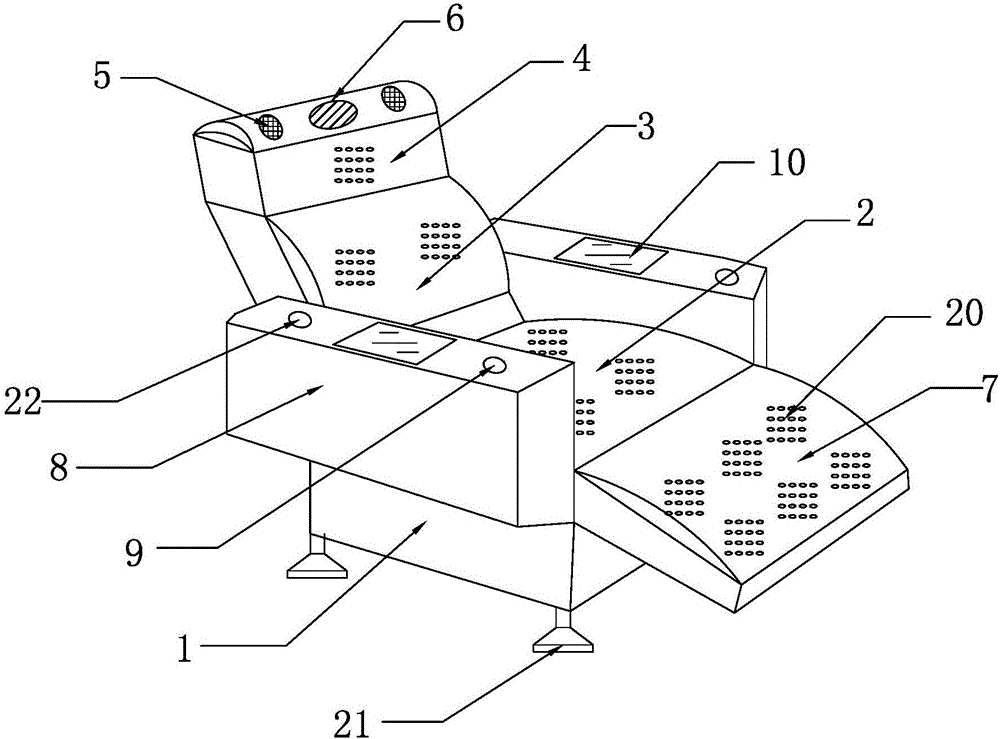 Intelligent remote control electronic sofa bed