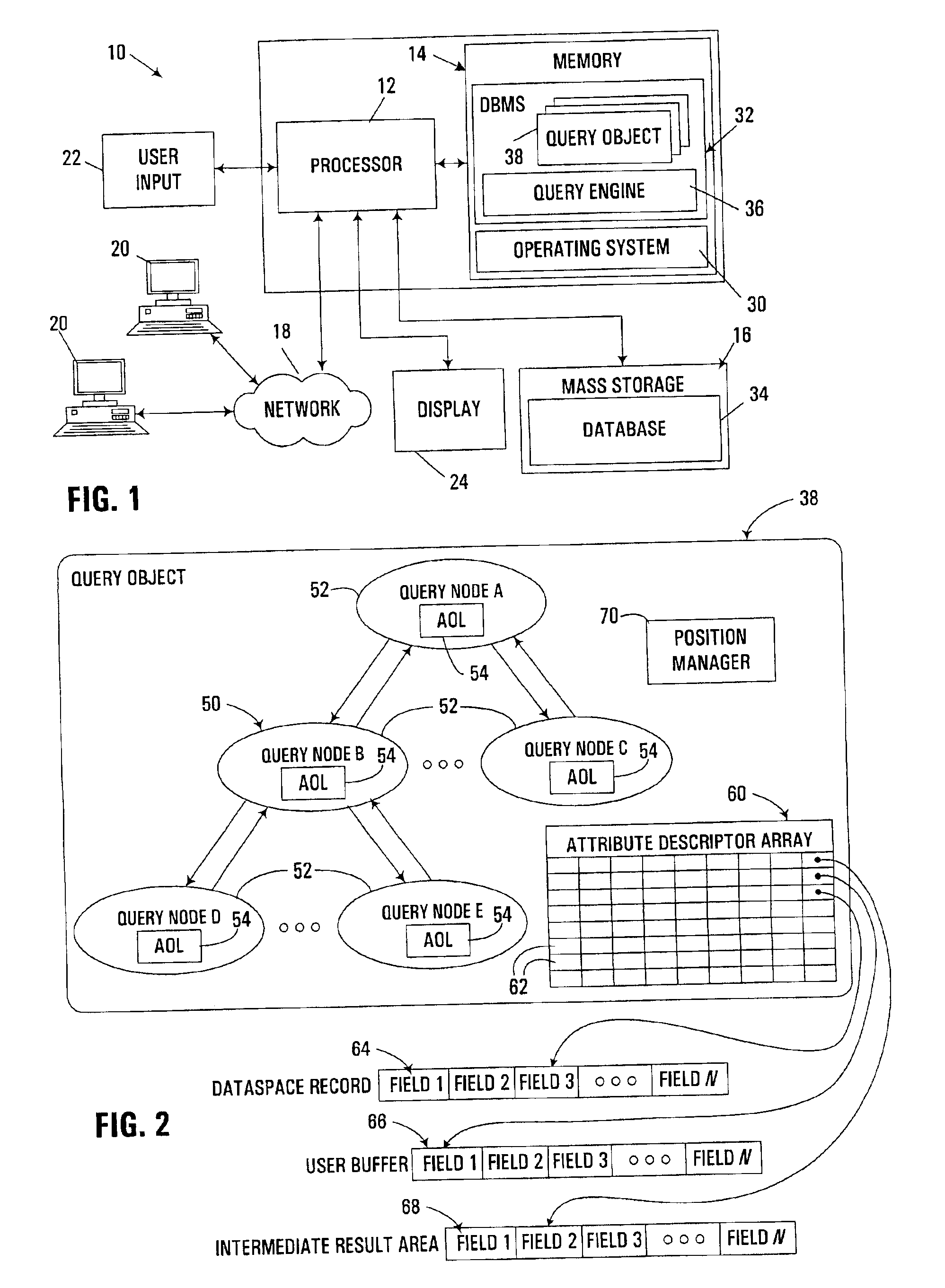 Parallel database query processing for non-uniform data sources via buffered access