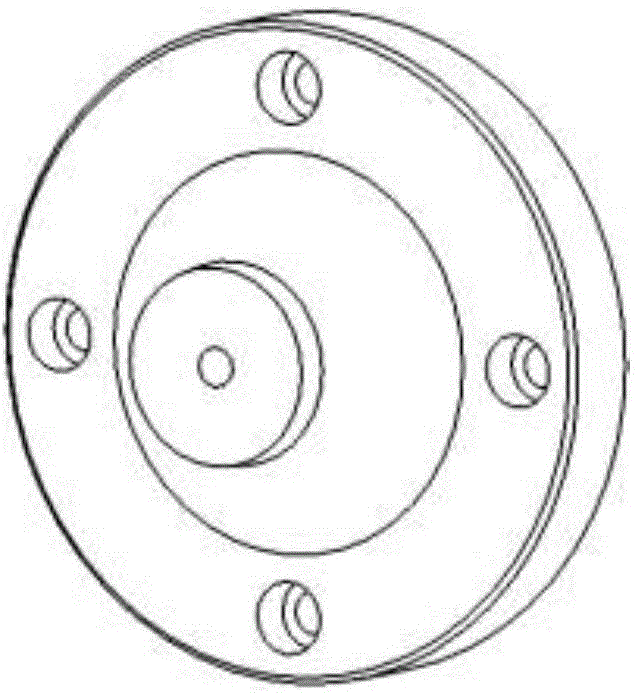 Point-type plastic filling device of injection mold