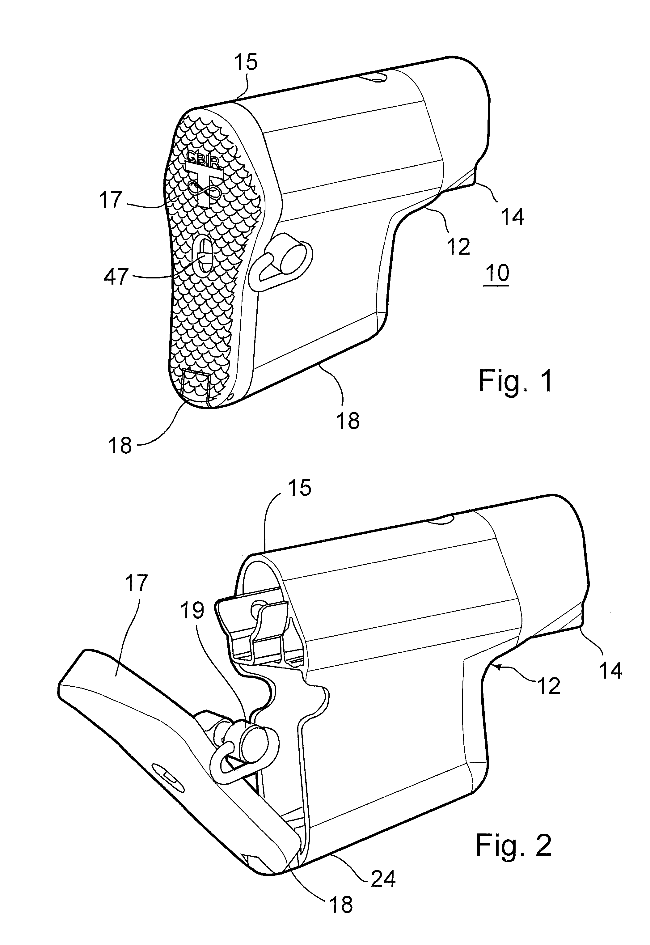 Reinforced extendable butt stock