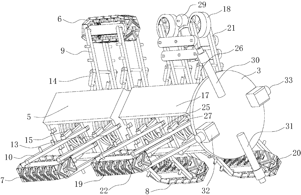 Self-adaption pipeline crawling device and pipeline weld seam detecting method