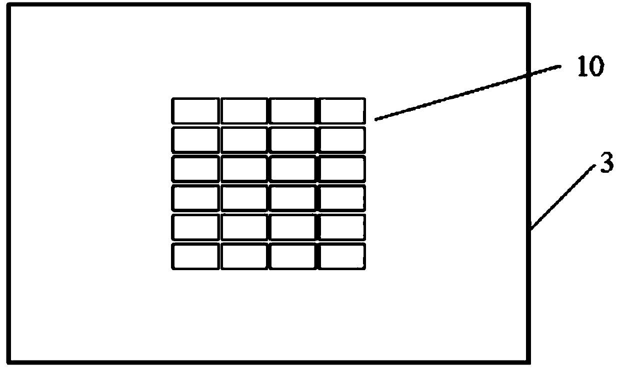 Broadband filtering antenna based on grid slotted patches