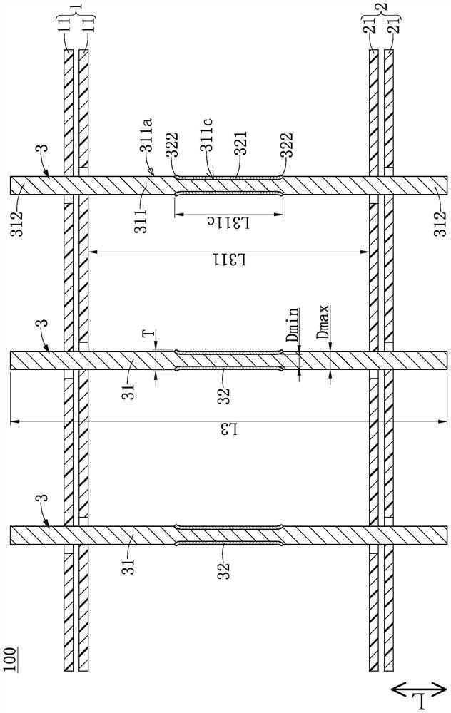 Probe card device and neck-like probe thereof