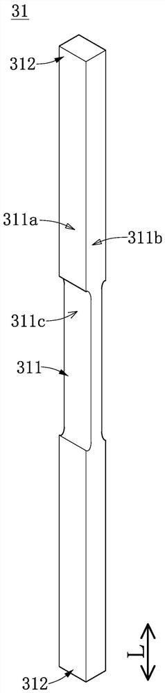 Probe card device and neck-like probe thereof