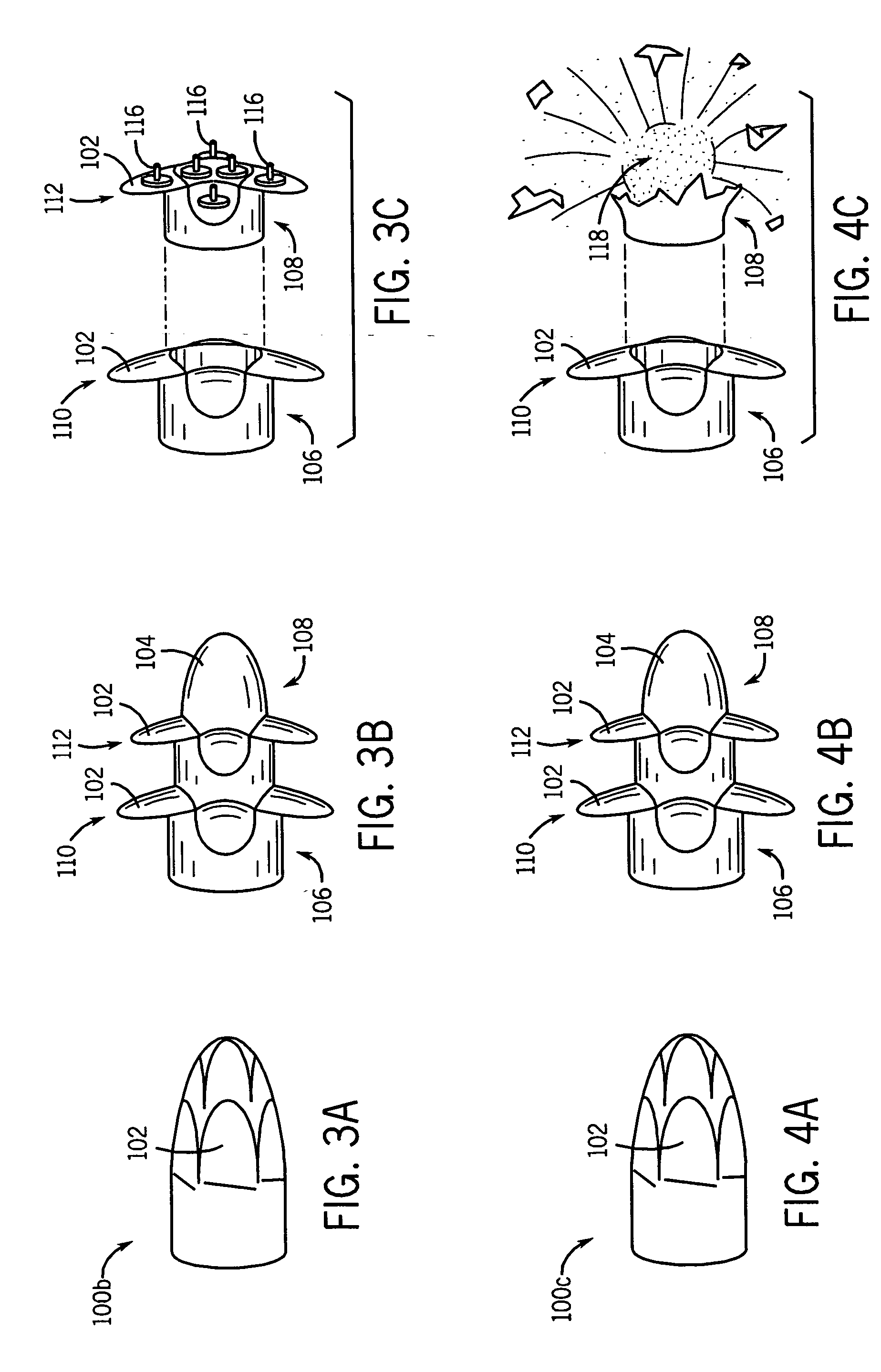 Deployable bullets