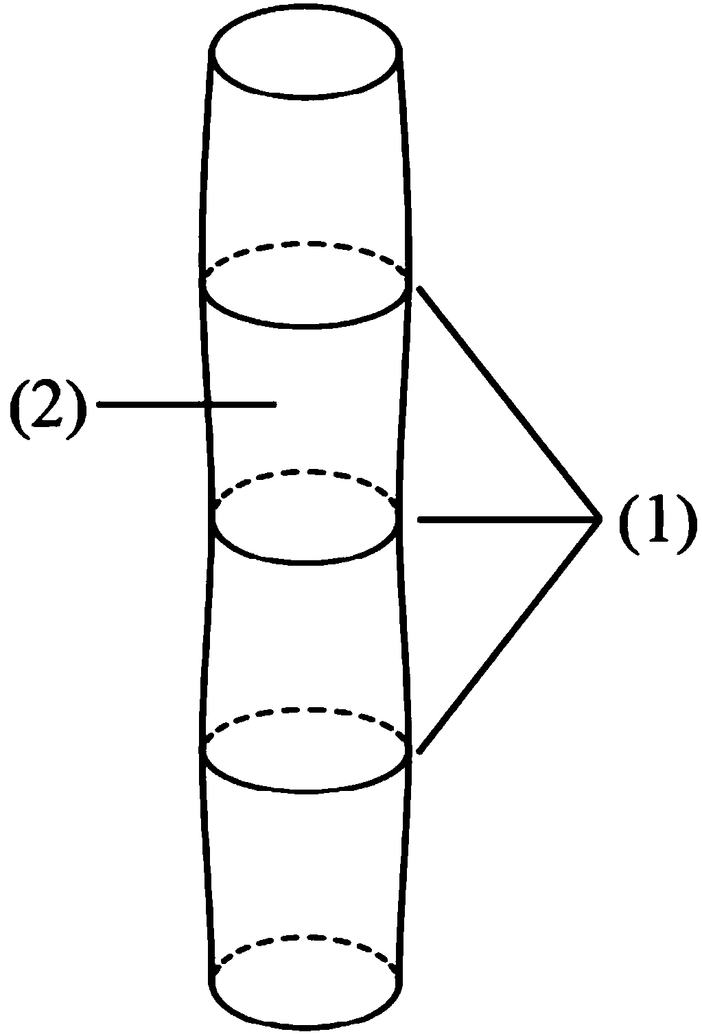 Non-uniformity surface wind-resisting stay cable