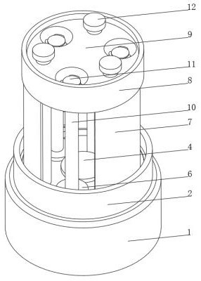 A grinding device for the inner wall of metal pipe fittings