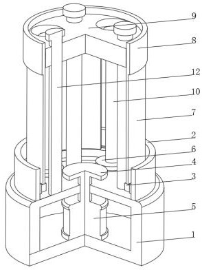 A grinding device for the inner wall of metal pipe fittings