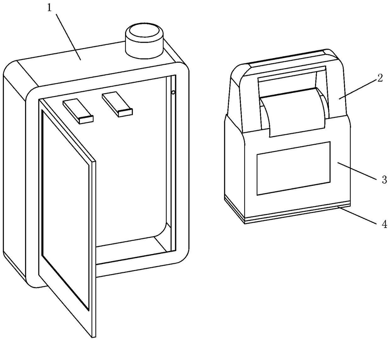 Long-acting intelligent AED (Automated External Defibrillator) equipment resource management system