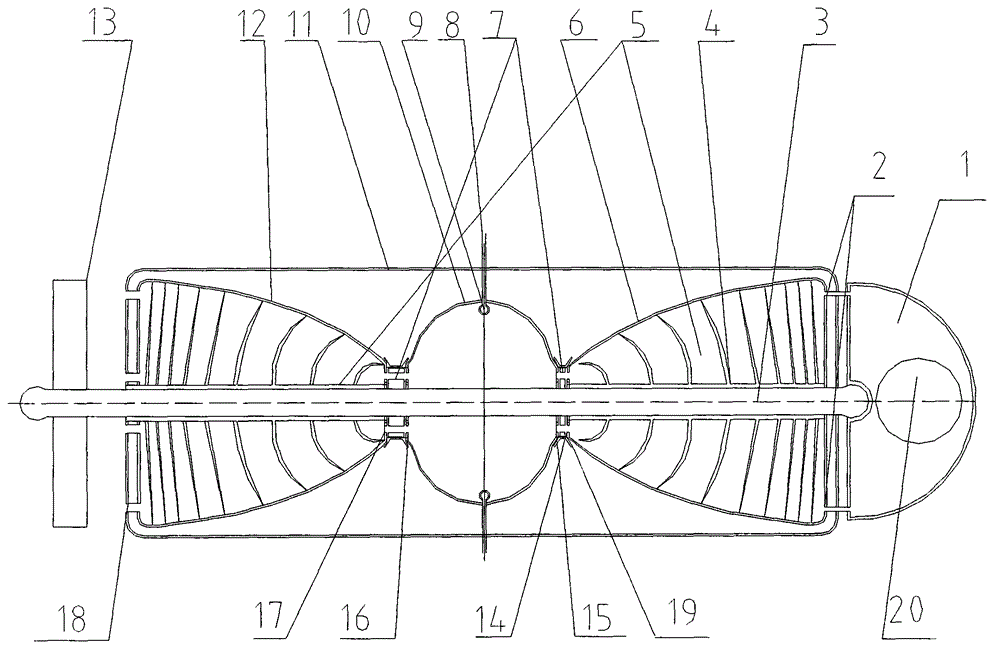 Dual-vortex negative pressure internal combustion engine