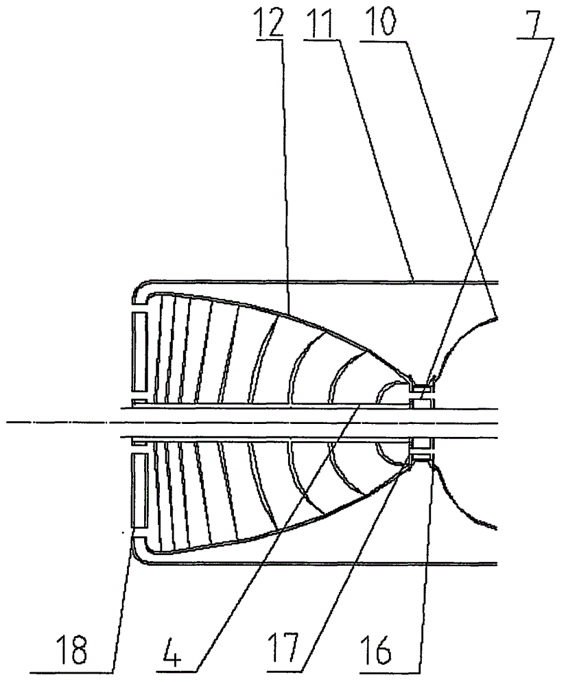 Dual-vortex negative pressure internal combustion engine