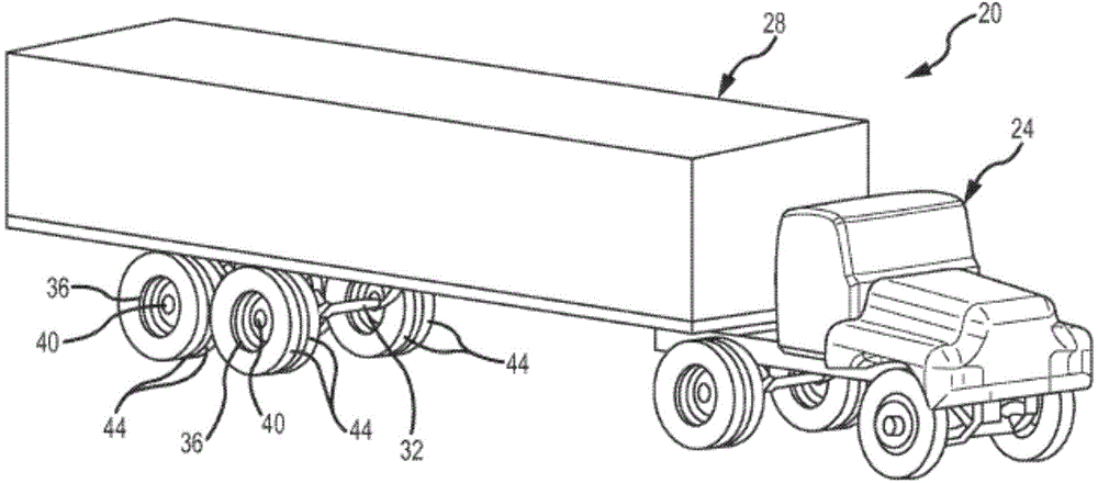 Wireless proportional flow indication for a tire inflation system