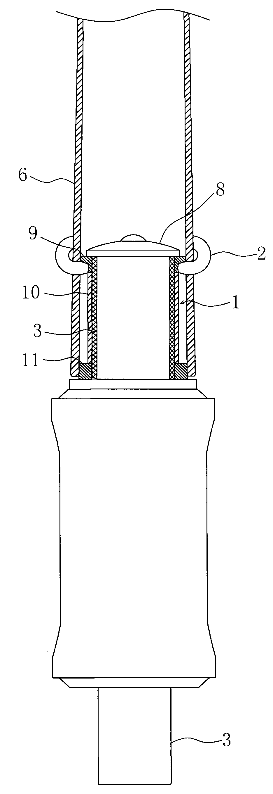 Rapid connecting structure of pipe fitting