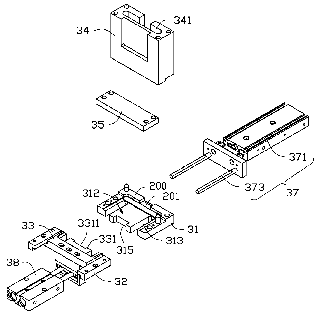 Apparatus for stripping release paper from workpiece