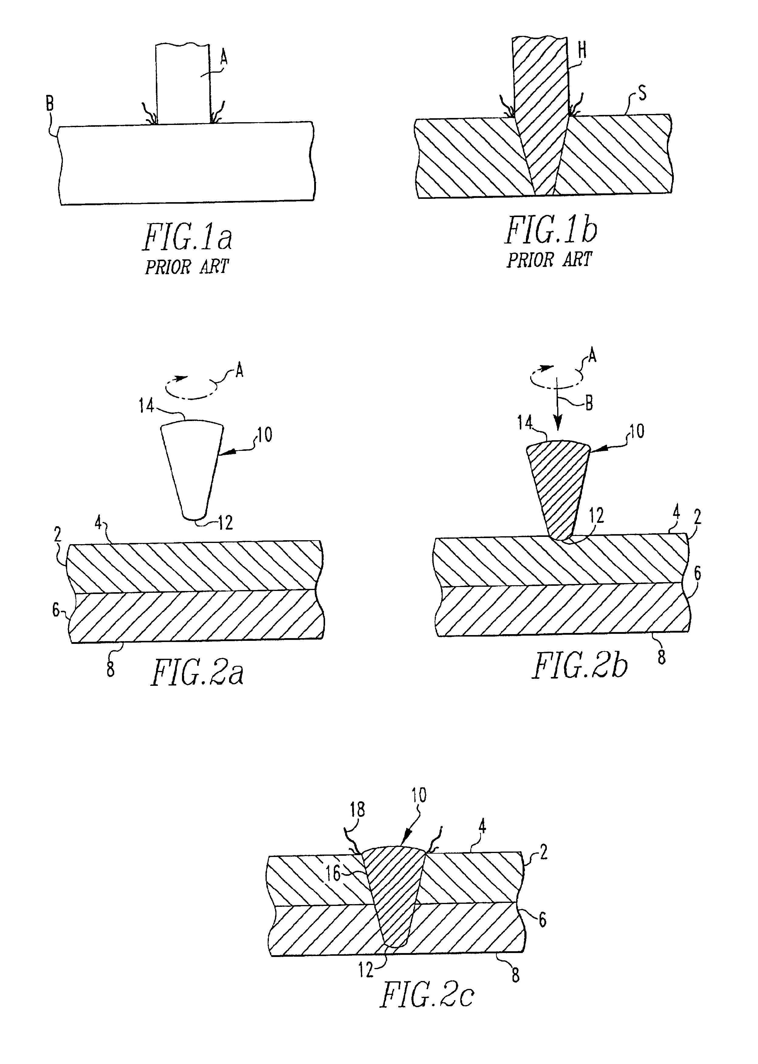 Friction plunge riveting