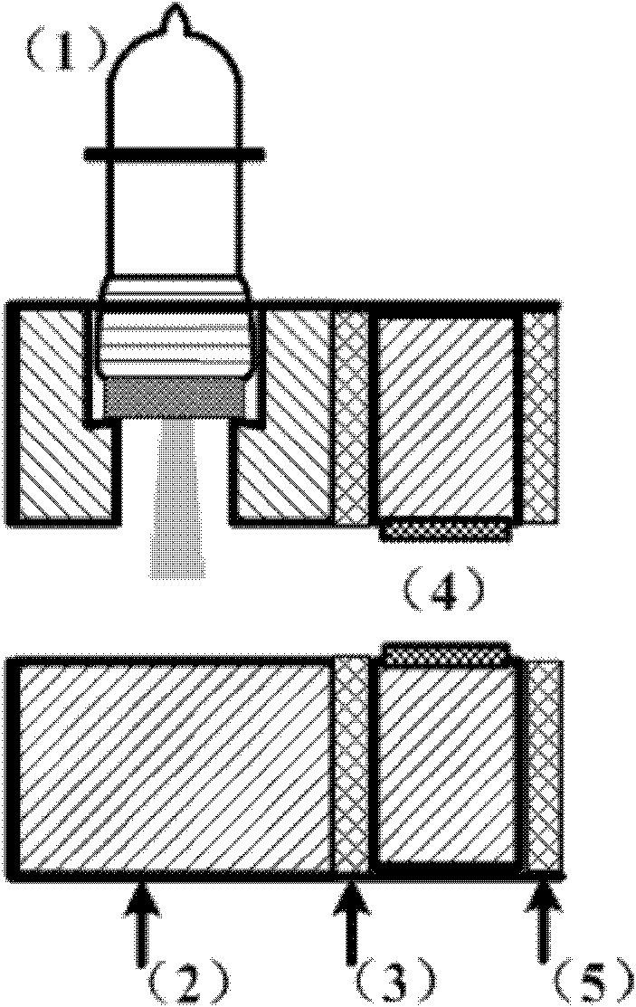 Ozone modified beta radioactive ion source and application thereof