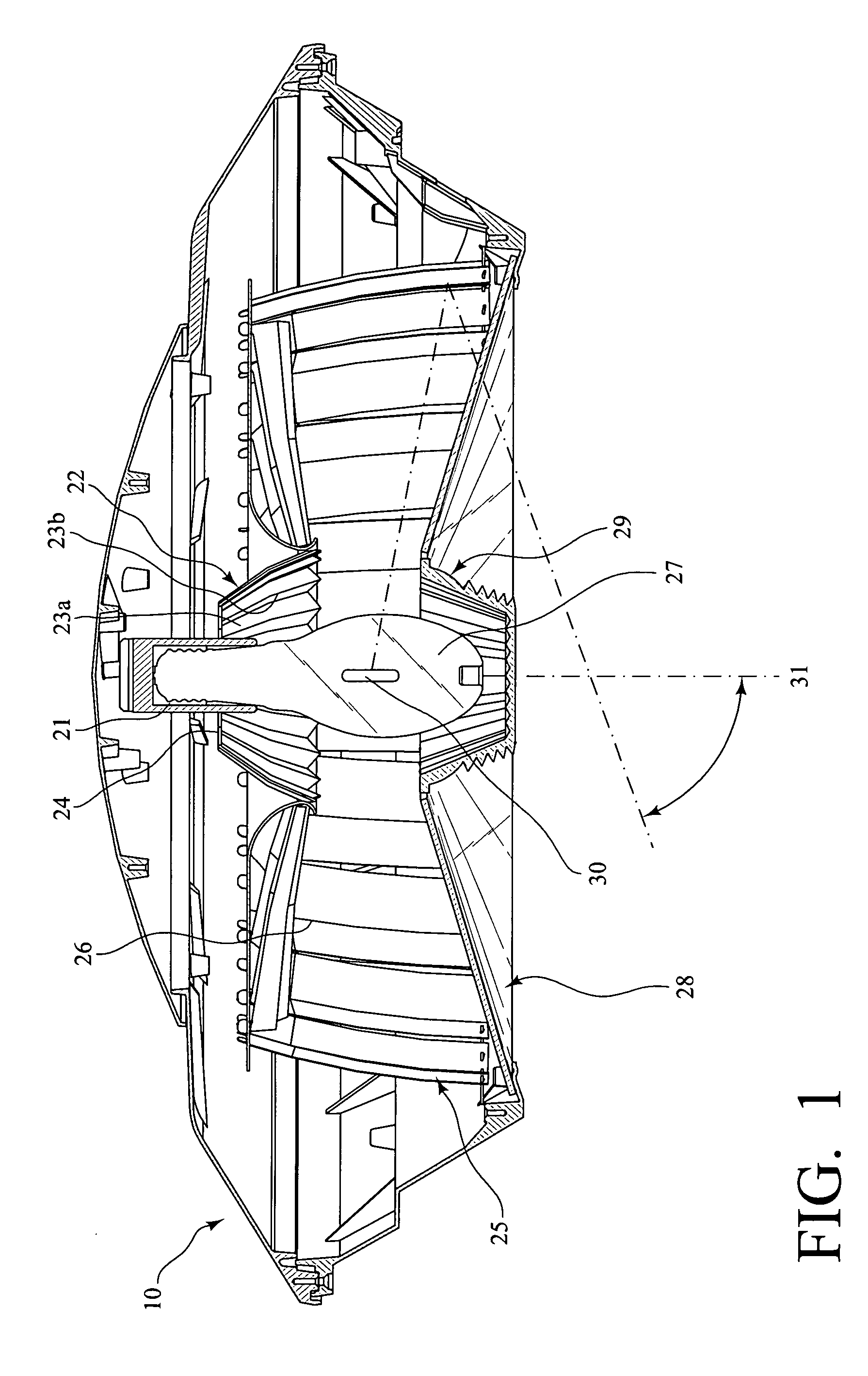 Full cutoff area light fixture