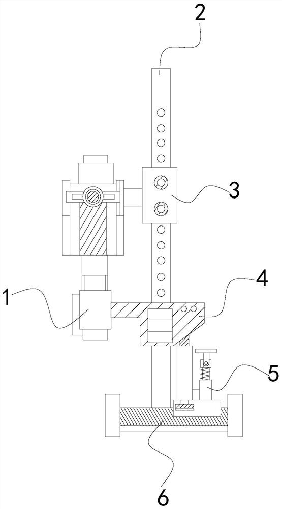 A kind of anti-twist embedded automobile shock absorber hydraulic disassembly equipment