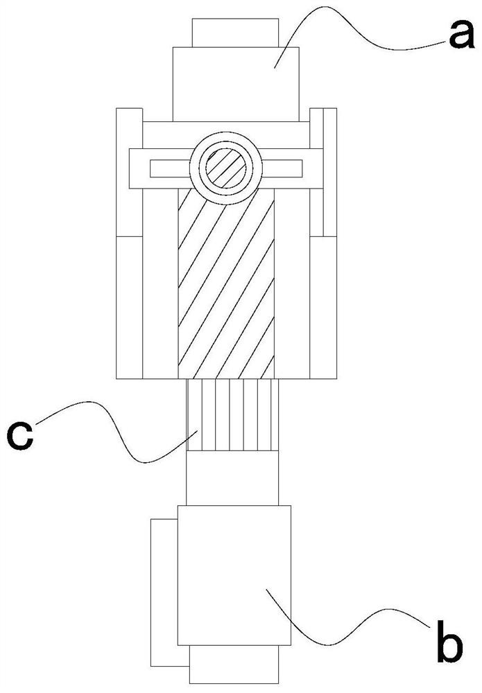 A kind of anti-twist embedded automobile shock absorber hydraulic disassembly equipment