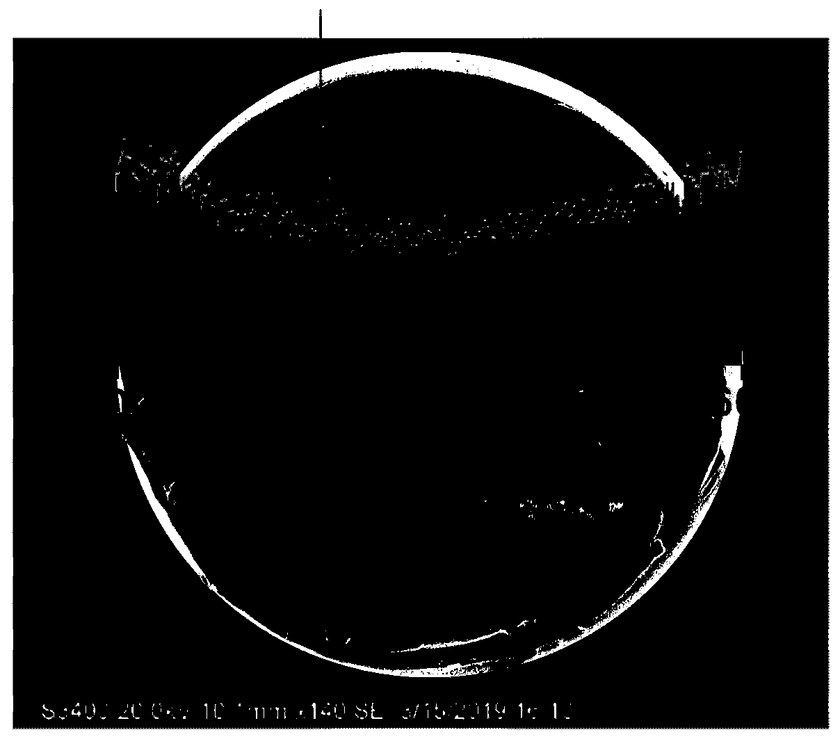 Industrial preparation method of anionic resin loaded nano zirconia composite material