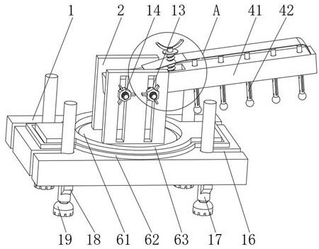 A portable slope measuring device for water conservancy construction survey