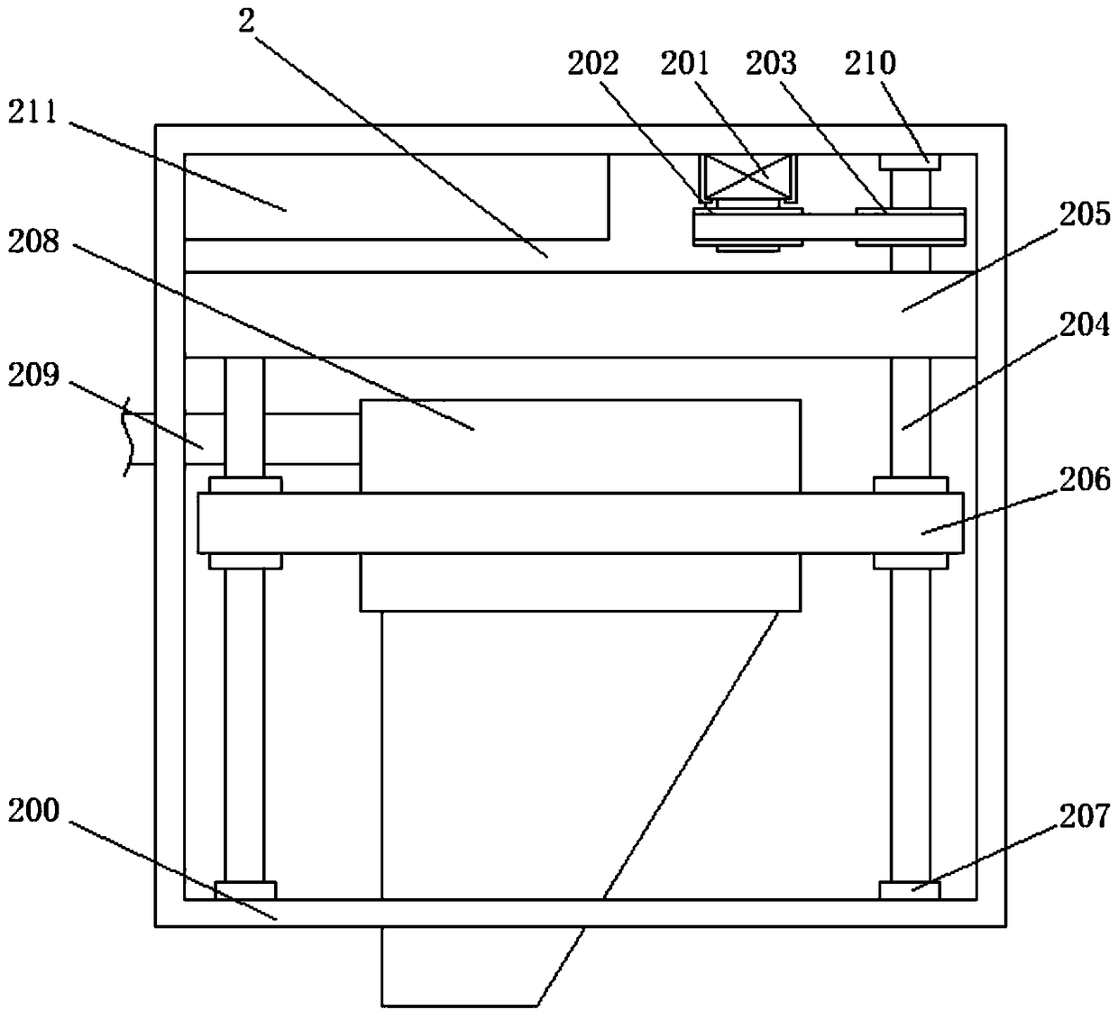 Kitchen and bath rendering ceiling decoration combination device based on high-end science and technology sense