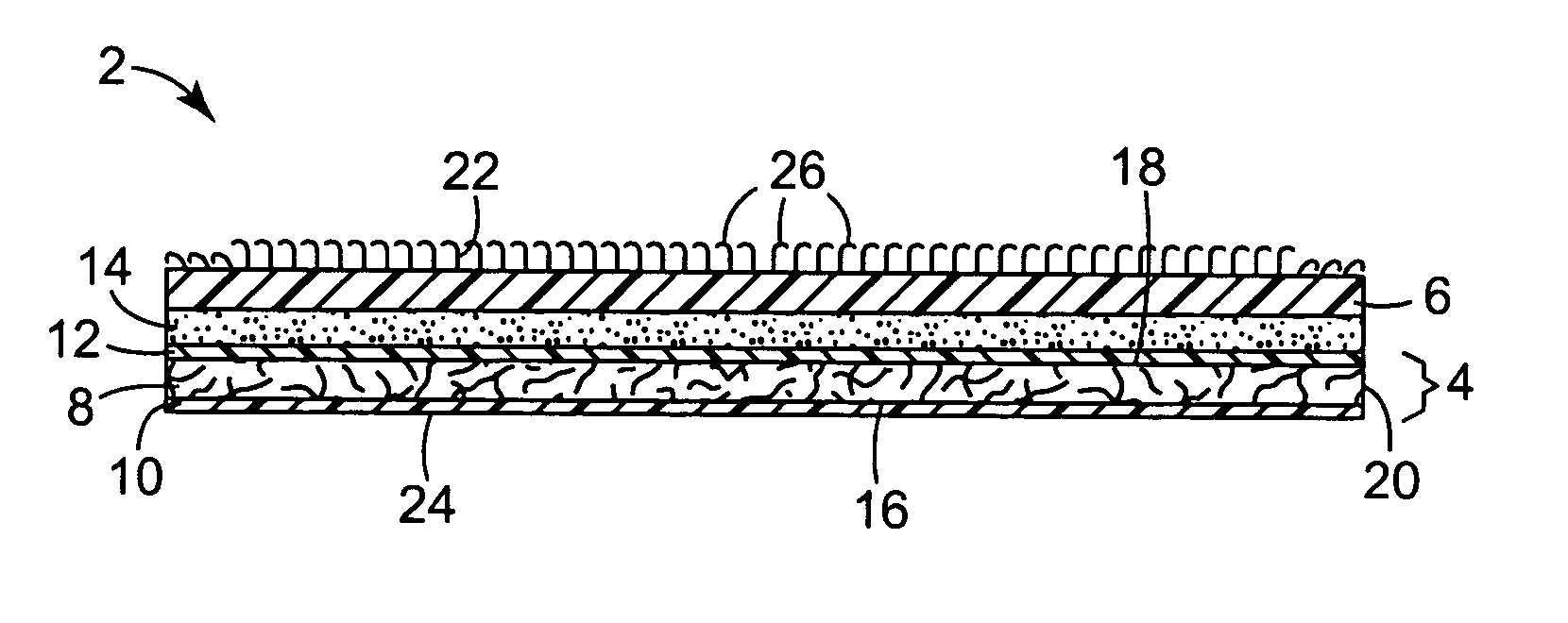 Conversion pad with moisture barrier