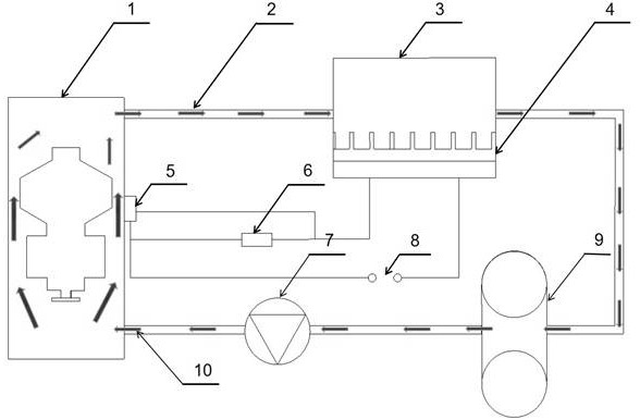 Novel computed tomography (CT) X-ray bulb tube enhanced heat dissipation device