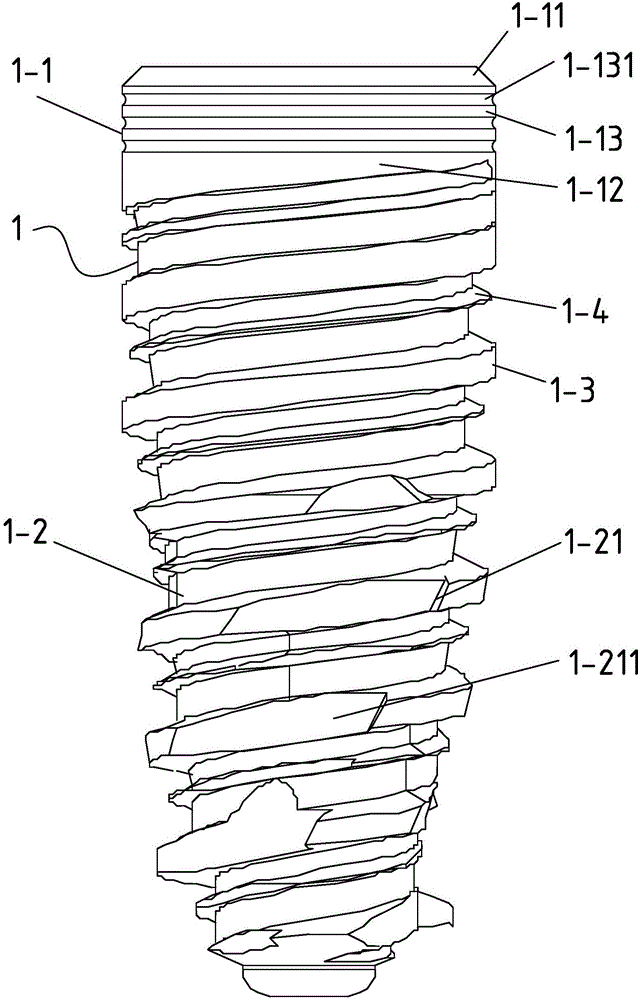 Implant system with straight base station