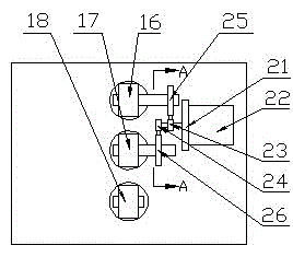 Electric lifting type telegraph pole climbing device