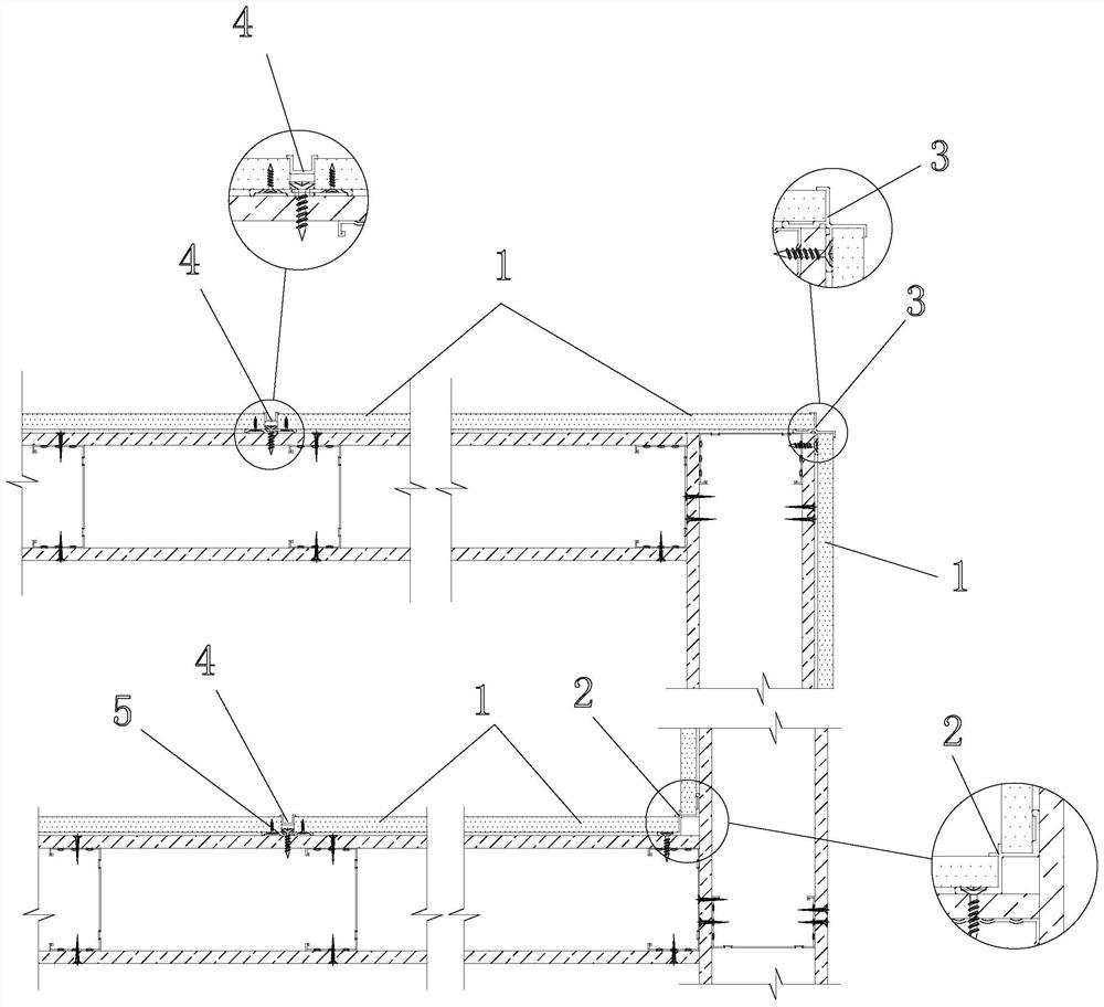 A fast-installed wall decoration panel installation structure and installation method that can be disassembled in one piece