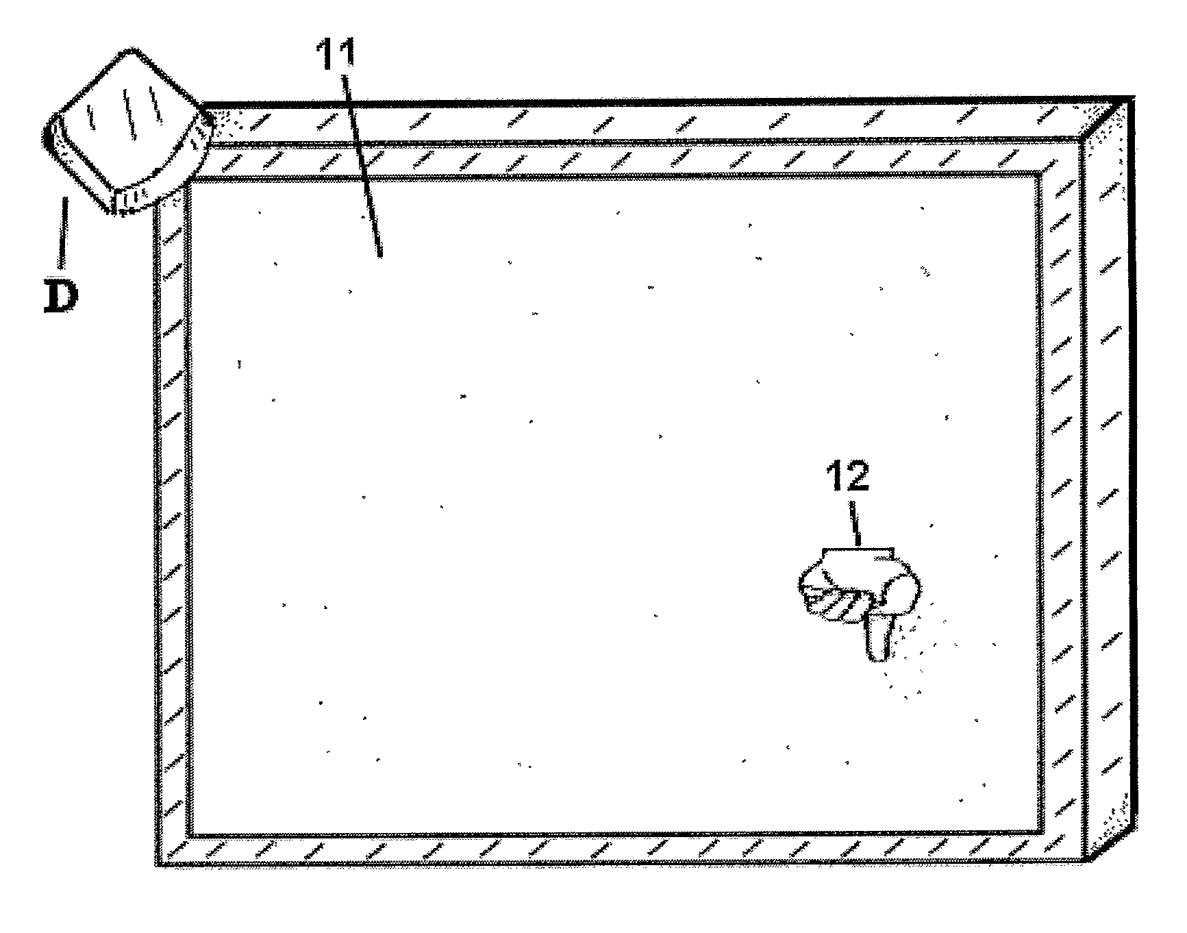 Optical coordinate input device comprising few elements