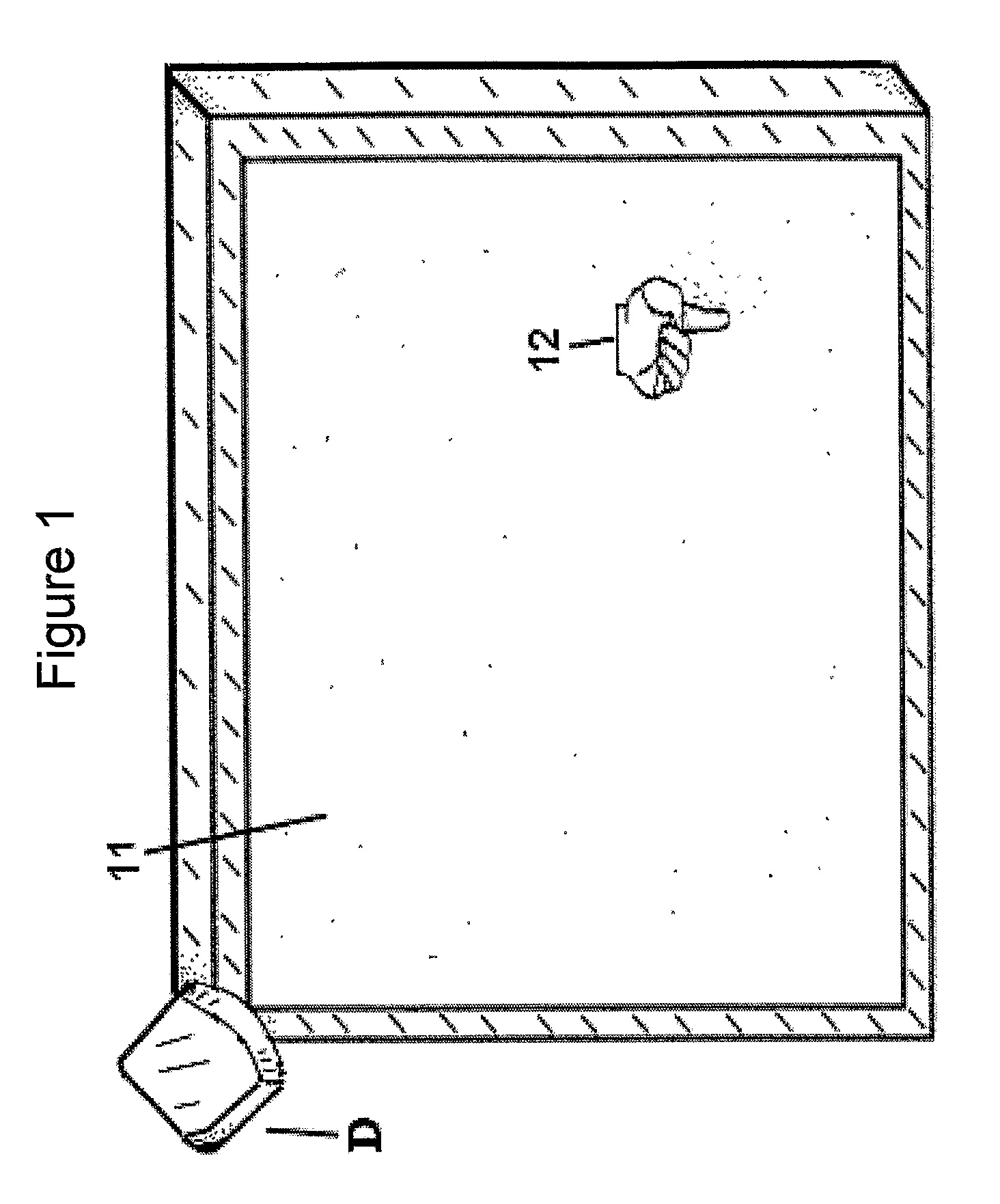 Optical coordinate input device comprising few elements