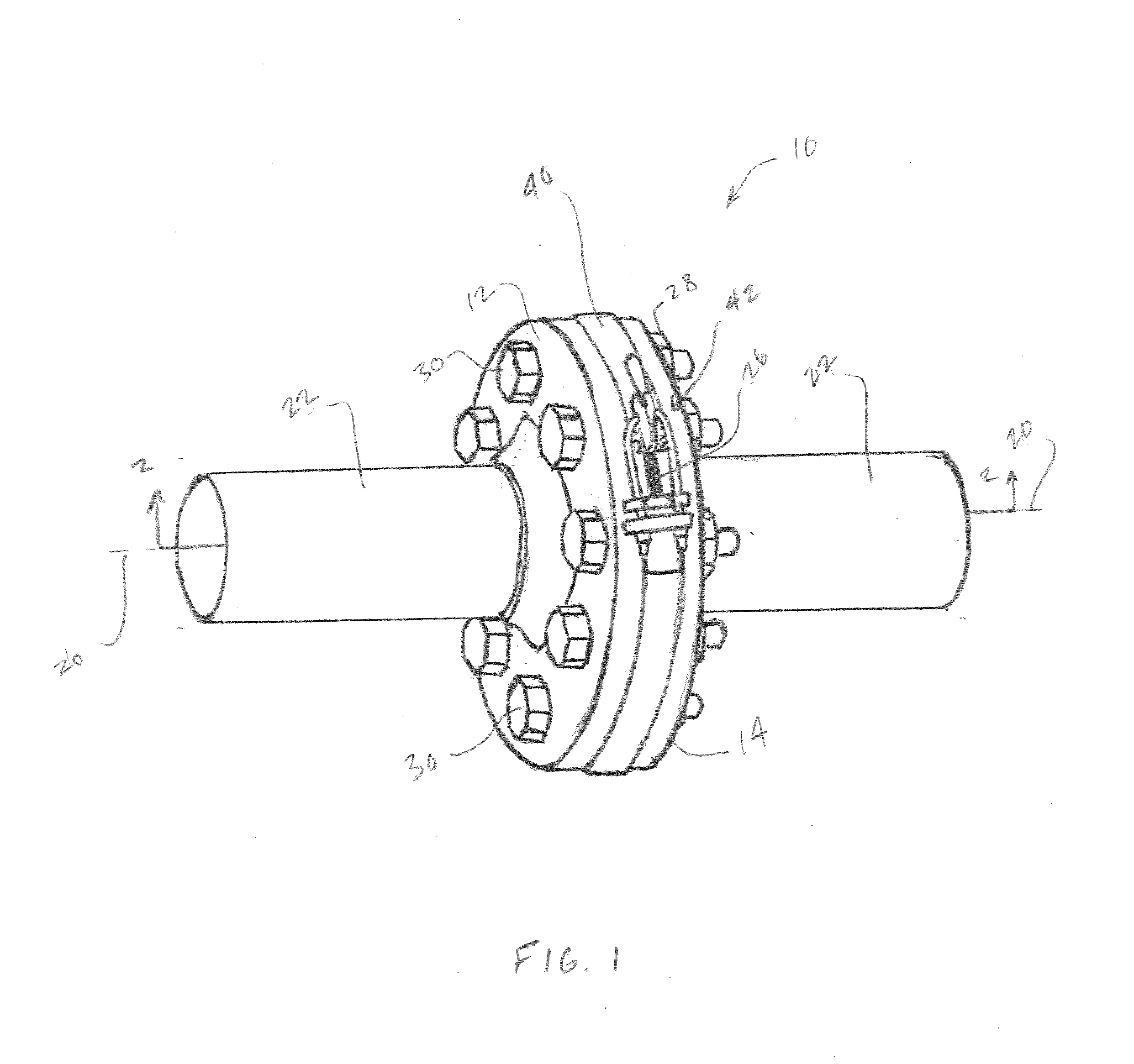 Tool for Deflecting Spray from Flange Coupling