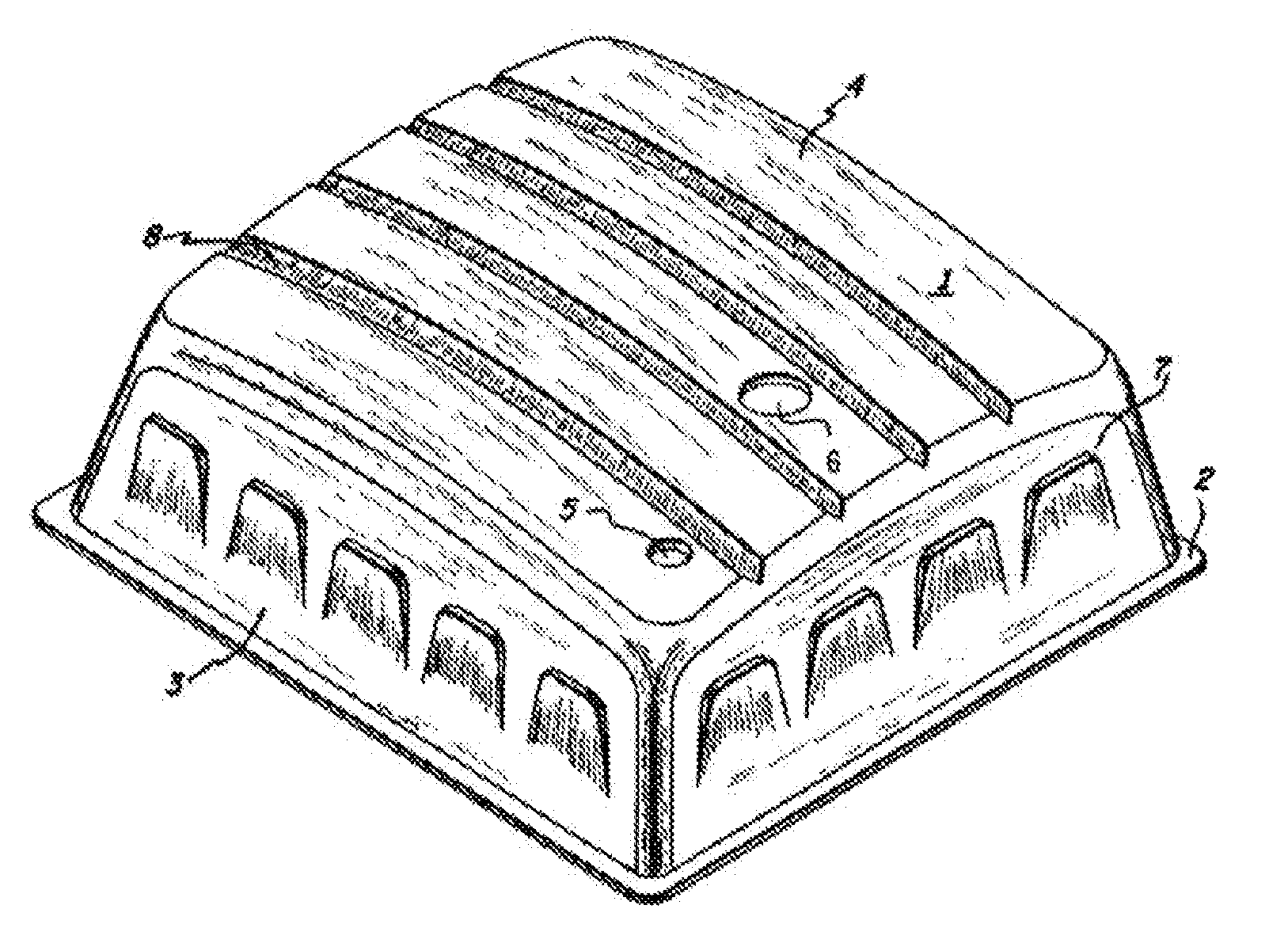 Electrolytic cell covers comprising a resin composition polymerized with a group 8 olefin metathesis catalyst