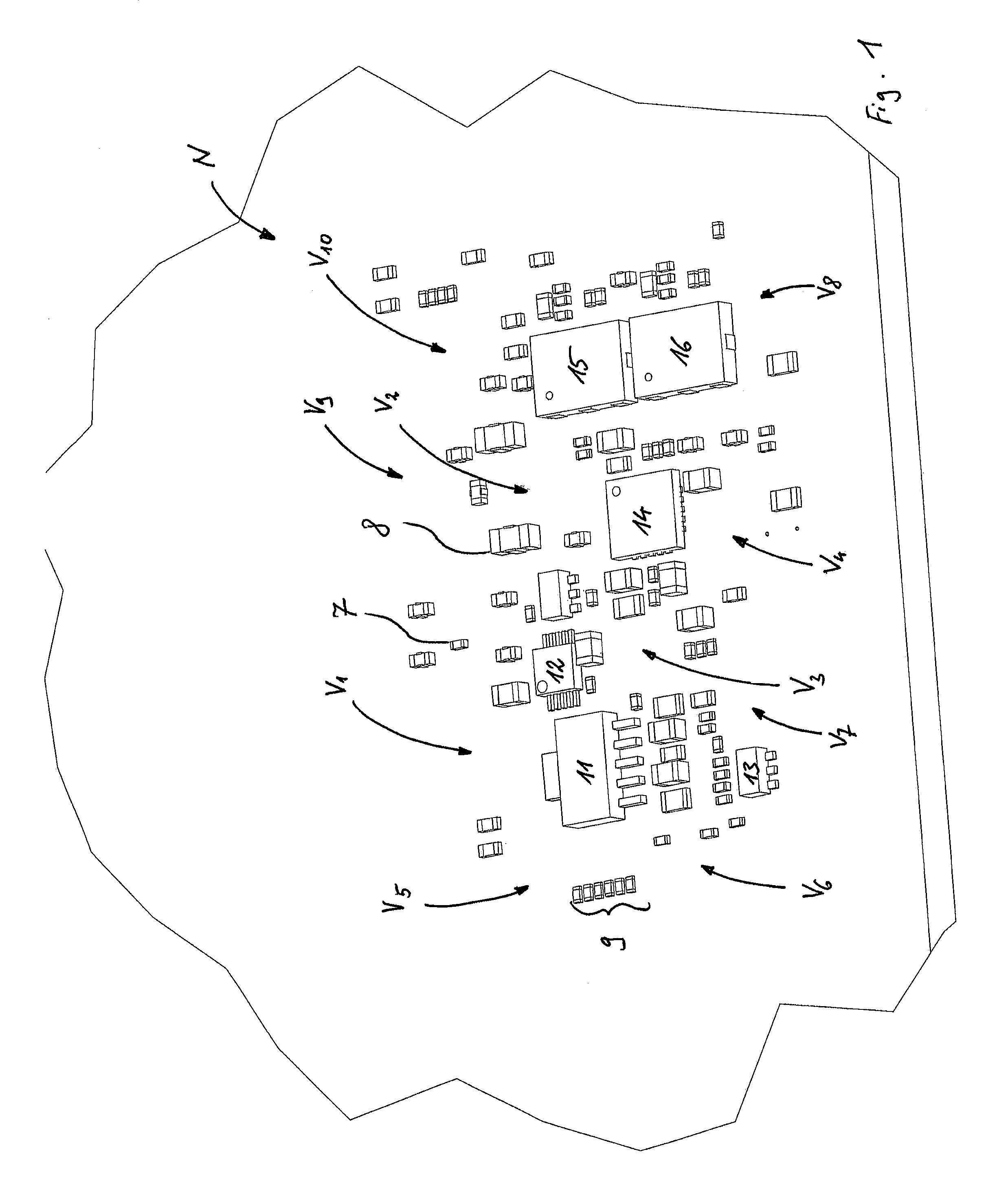 Method of cooling electronic circuit boards using surface mounted devices