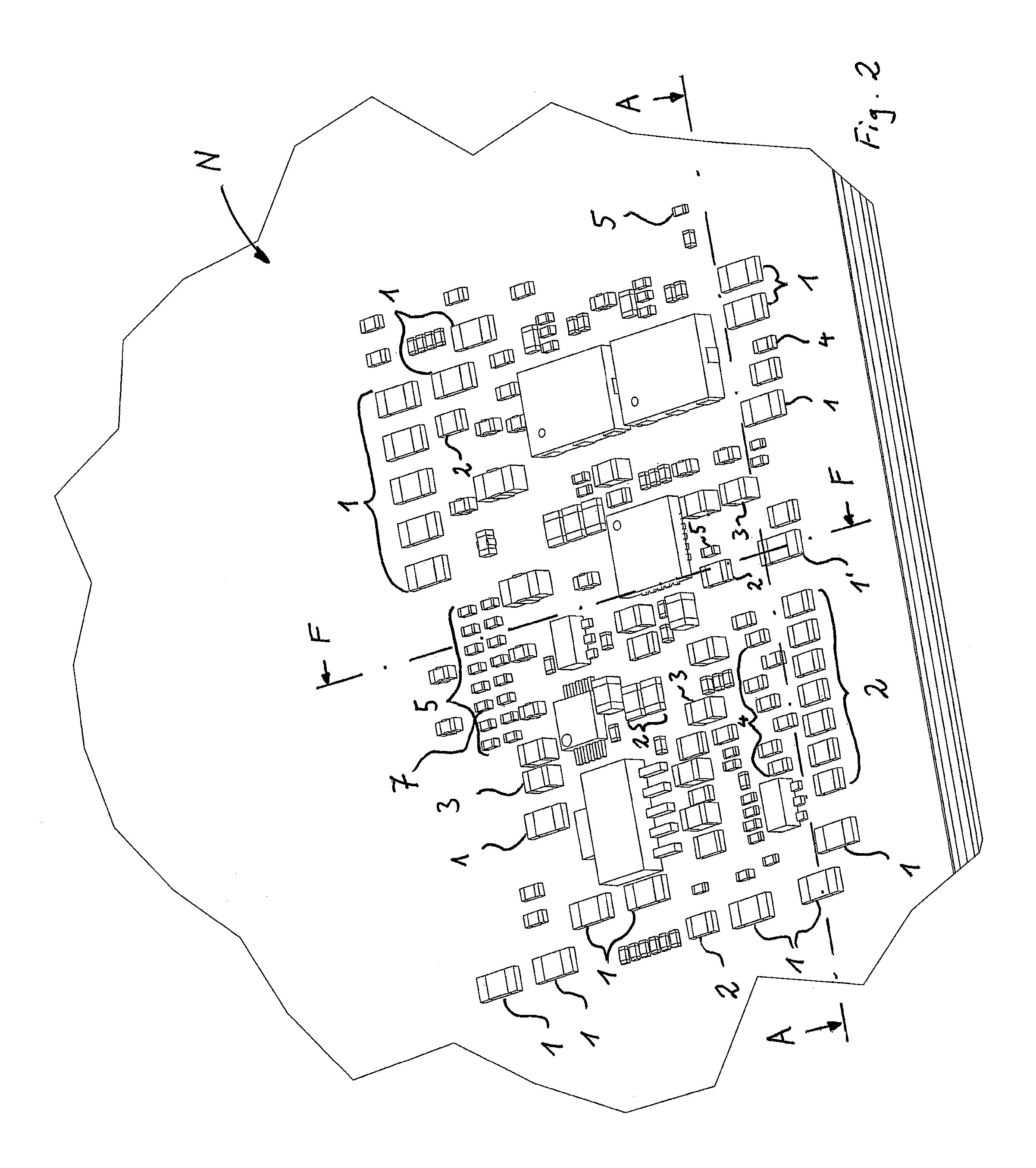 Method of cooling electronic circuit boards using surface mounted devices