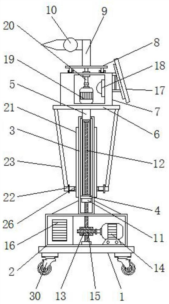 A vehicle flow guidance system and control method for traffic accidents