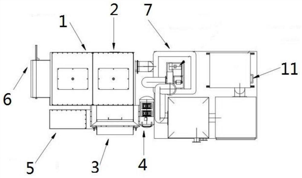 Container type medical waste treatment device with thermal plasmas