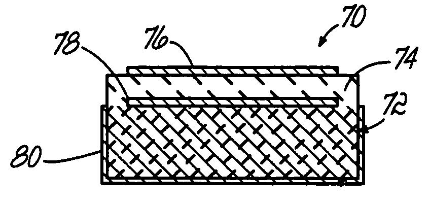 Method of making single layer capacitor