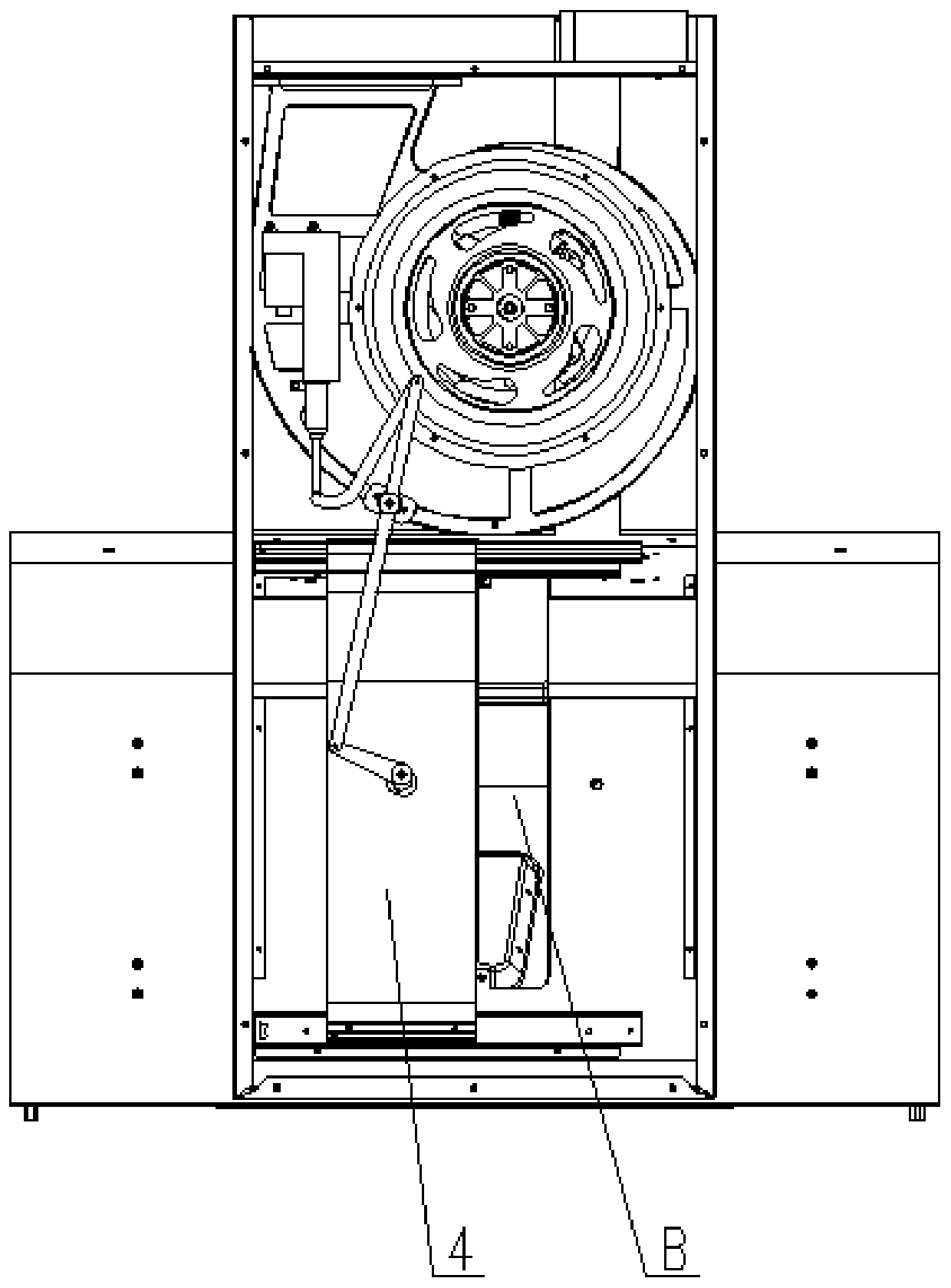 Smoke machine damper mechanism, control method and device of smoke cooker linkage system, and smoke cooker linkage system