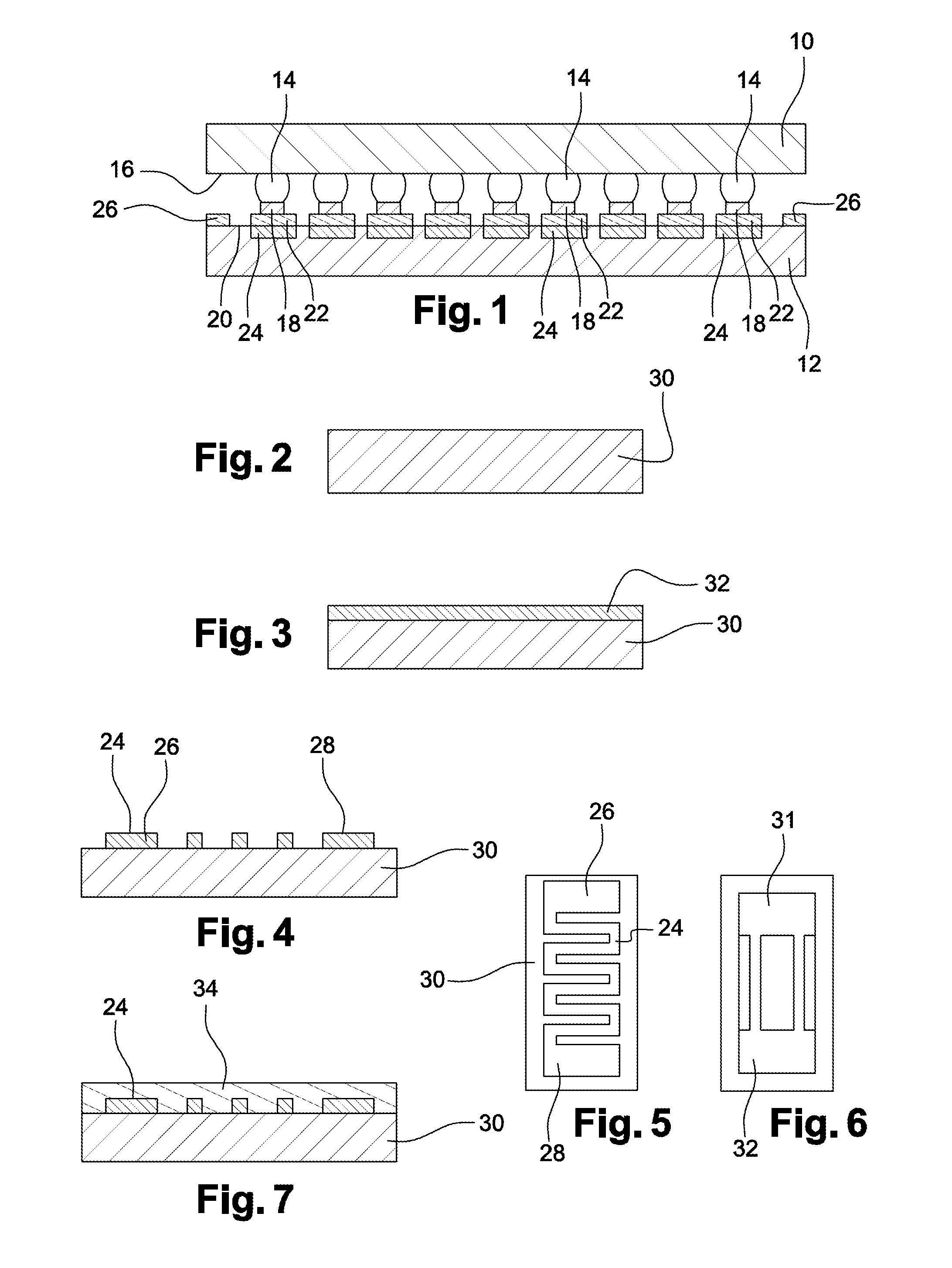 Flip-chip hybridization of microelectronic components by local heating of connecting elements