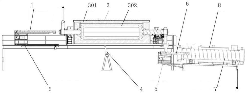 Filler recovery device for thermosetting plastic waste and recovery method