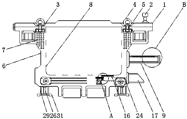 Noise-reducing sand mixing device for foundry machinery