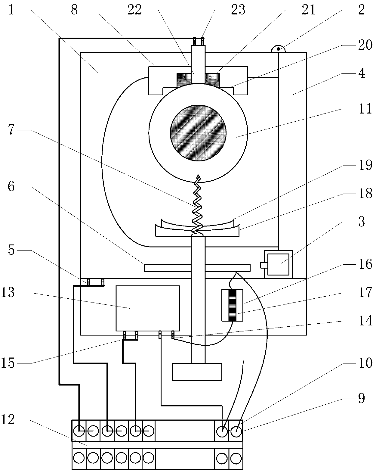 Intelligent electric integrated hot-line operation internet of things sensor