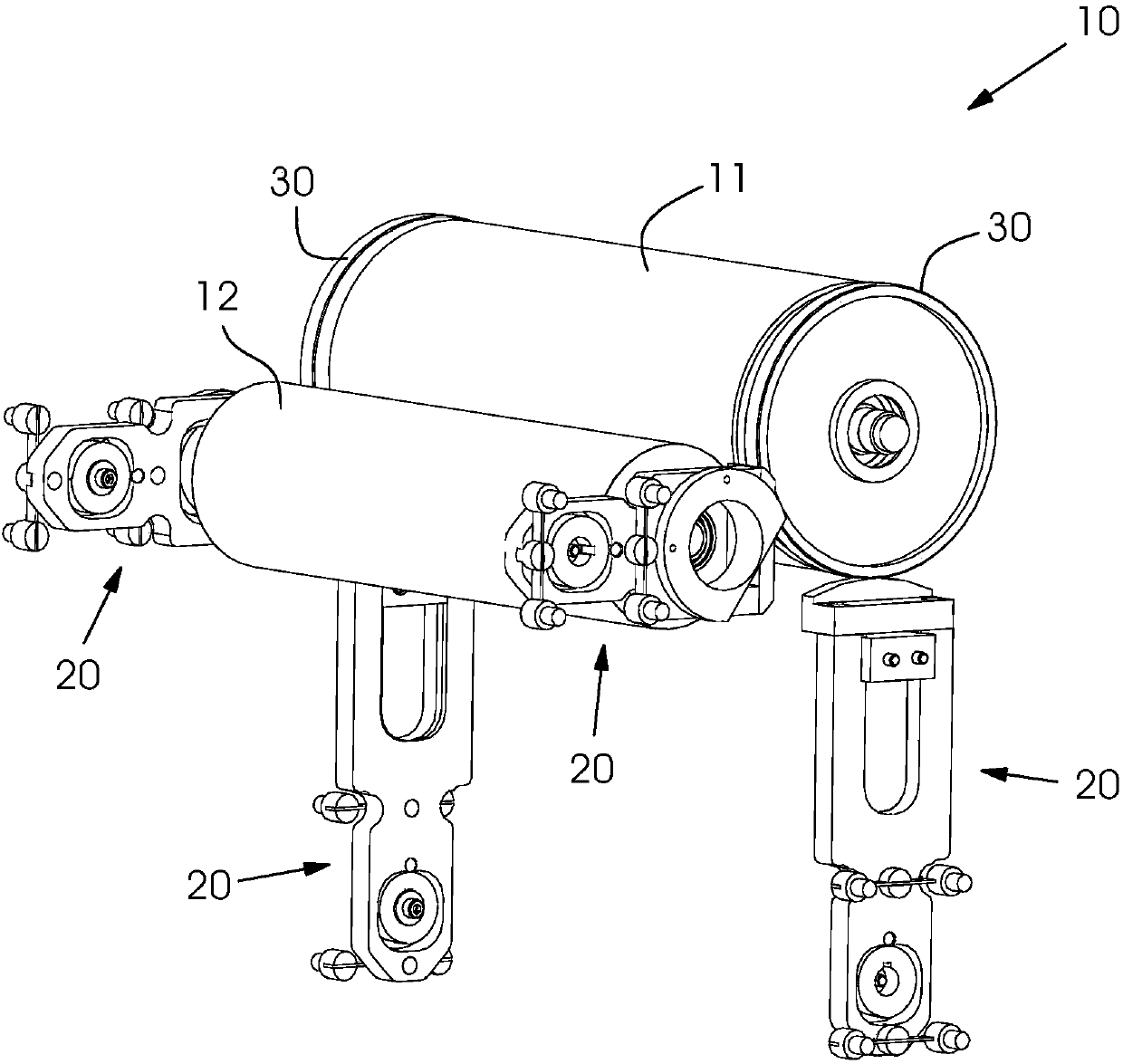 Processing unit and label printing machine having the processing unit