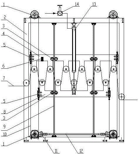 Constant-tension sheet storage device