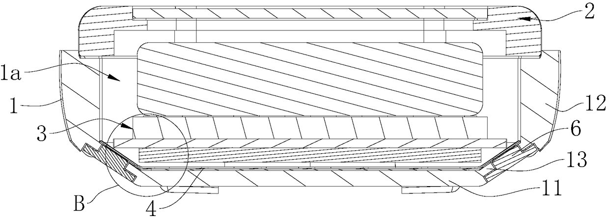 Heat dissipation structure of smart watch