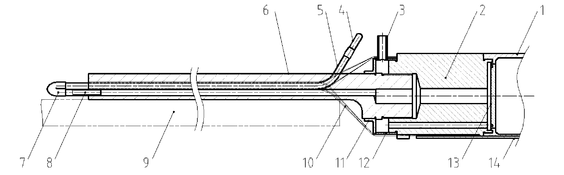 Forced flow cooling low-temperature section directly overlapped with high-temperature superconductor stack